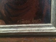 Untitled Painting 1980 34x28 Huge Original Painting by Thomas Arvid - 4 Untitled Painting 1980 34x28 Huge Original Painting by Thomas Arvid - 4