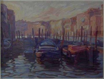 Evening View from the Fish Market PP Limited Edition Print - John Asaro Evening View from the Fish Market PP Limited Edition Print - John Asaro