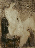 Untitled Nude 2001 19x14 Original Painting by Ashot Asatryan - 0