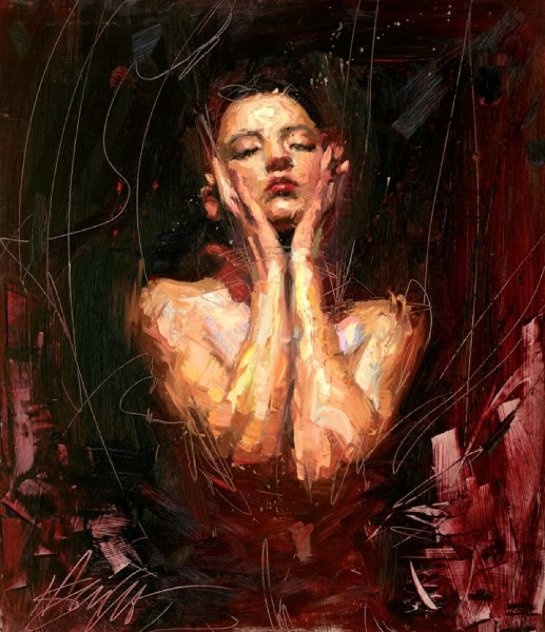 Beholding Embellished Limited Edition Print by Henry Asencio