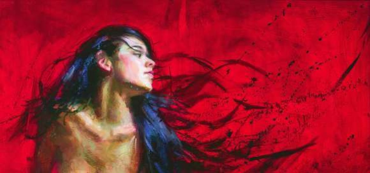 Whisper Embellished 2005 Limited Edition Print by Henry Asencio Whisper Embellished 2005 Limited Edition Print by Henry Asencio