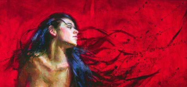 Whisper Embellished 2005 Limited Edition Print by Henry Asencio