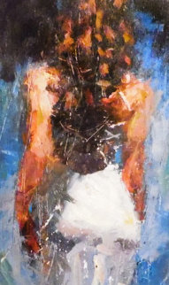 Trilogy Suite Blue Rhapsody, Scarlet Beauty And Graceful Slendor 2009 Embellished Limited Edition Print - Henry Asencio Trilogy Suite Blue Rhapsody, Scarlet Beauty And Graceful Slendor 2009 Embellished Limited Edition Print - Henry Asencio