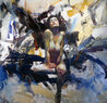 Rapture 2009 - 58x58 - Huge Original Painting by Henry Asencio - 0