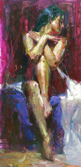 Beauty Unfolding Mystique Embellished 1995 Limited Edition Print by Henry Asencio