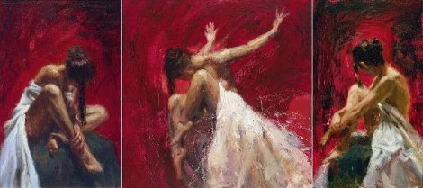 Sentiments Triptych - Conviction, Desire, Liberation Suite of 3 2005 Limited Edition Print - Henry Asencio