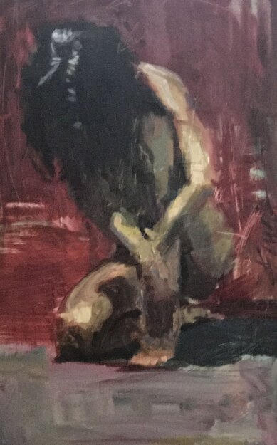 Temperence 2007 41x31 Original Painting - Henry Asencio