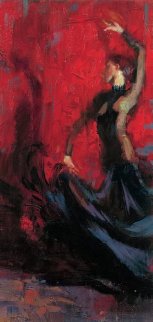Flamenco 2014 Embellished Limited Edition Print - Henry Asencio Flamenco 2014 Embellished Limited Edition Print - Henry Asencio