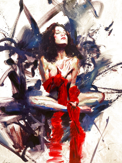 Recognition 2010 Embellished - Huge Limited Edition Print by Henry Asencio