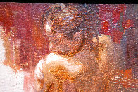Nude Portrait 22x18 Original Painting by Henry Asencio - 3