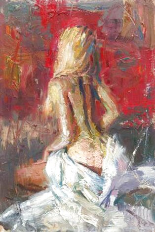 Enticement AP 2009 Embellished Giclee on Canvas Limited Edition Print - Henry Asencio