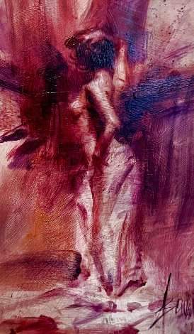 Mesmerize 2020 21x33 Original Painting - Henry Asencio