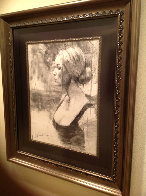 Consideration Drawing 2012 30x36 Drawing by Henry Asencio - 1 Consideration Drawing 2012 30x36 Drawing by Henry Asencio - 1
