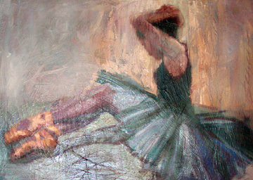 Allegra 2001 38x48 Super Huge Original Painting - Henry Asencio Allegra 2001 38x48 Super Huge Original Painting - Henry Asencio