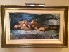 Tranquility 2005 38x60 Huge Mural Size Original Painting by Henry Asencio - 2