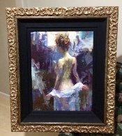 Enrapture 30x35  Original Painting by Henry Asencio - 3