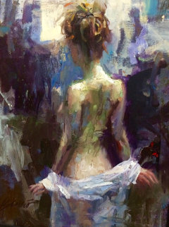 Enrapture 30x35 Huge Original Painting - Henry Asencio Enrapture 30x35 Huge Original Painting - Henry Asencio