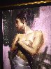 Silent Embrace 26x34 Original Painting by Henry Asencio - 5