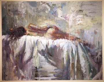 Dreamscape 42x46 Huge Original Painting - Henry Asencio Dreamscape 42x46 Huge Original Painting - Henry Asencio