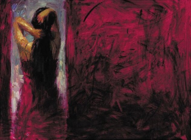 Red Door 2003 - Giclee on Canvas Limited Edition Print by Henry Asencio