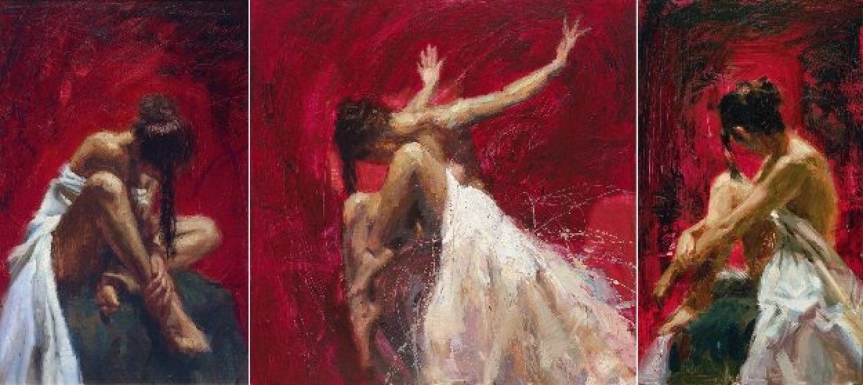 Sentiments Triptych-Conviction, Desire, Liberation Suite of 3 2005 Limited Edition Print by Henry Asencio Sentiments Triptych-Conviction, Desire, Liberation Suite of 3 2005 Limited Edition Print by Henry Asencio
