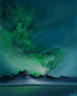 Northern Light 2019 38x28 Huge Original Painting - Ashton Howard Northern Light 2019 38x28 Huge Original Painting - Ashton Howard