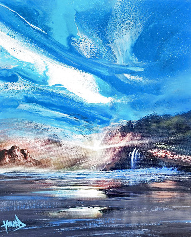 Weather and Sky 2023 29x24 Original Painting - Ashton Howard