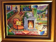 Untitled Painting 17x21 Original Painting by Alexander Astahov - 1 Untitled Painting 17x21 Original Painting by Alexander Astahov - 1