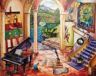 Untitled Staircase 2005 31x35 Original Painting by Alexander Astahov - 0 Untitled Staircase 2005 31x35 Original Painting by Alexander Astahov - 0