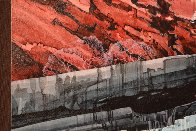 Agua Caminando Watercolor 43x18 Watercolor by Michael Atkinson - 2 Agua Caminando Watercolor 43x18 Watercolor by Michael Atkinson - 2