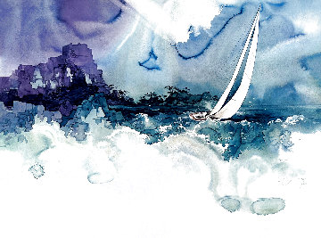 Reaching Sails 1987 Limited Edition Print - Michael Atkinson