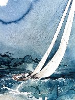 Reaching Sails 1987 Limited Edition Print by Michael Atkinson - 2