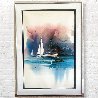 White Sails 1986 Limited Edition Print by Michael Atkinson - 1