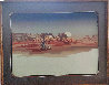 Pueblo Sunset 1988 - New Mexico Limited Edition Print by Michael Atkinson - 1