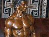 Doug Bronze Sculpture 36 in Sculpture by Michael Atkinson - 1