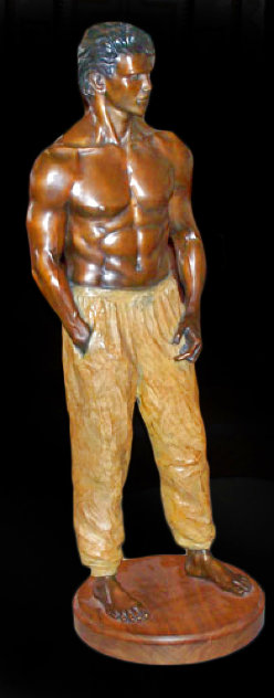 Doug Bronze Sculpture 36 in Sculpture by Michael Atkinson