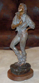 Cindy Bronze Sculpture 24 in  Sculpture - Michael Atkinson