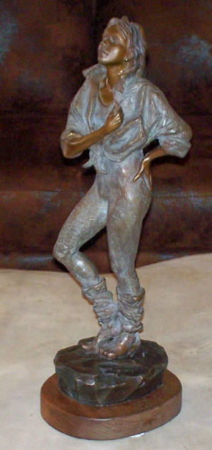 Cindy Bronze Sculpture 24 in Sculpture by Michael Atkinson