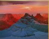 Grand Canyon Series: Corridors of Time 1993 72x108 Huge Mural Size - Arizona Watercolor by Michael Atkinson - 1
