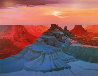 Grand Canyon Series: Corridors of Time 1993 72x108 Huge Mural Size - Arizona Watercolor by Michael Atkinson - 0