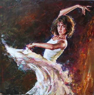 Dynamic Connection 2008 30x30 Original Painting - Andrew Atroshenko Dynamic Connection 2008 30x30 Original Painting - Andrew Atroshenko