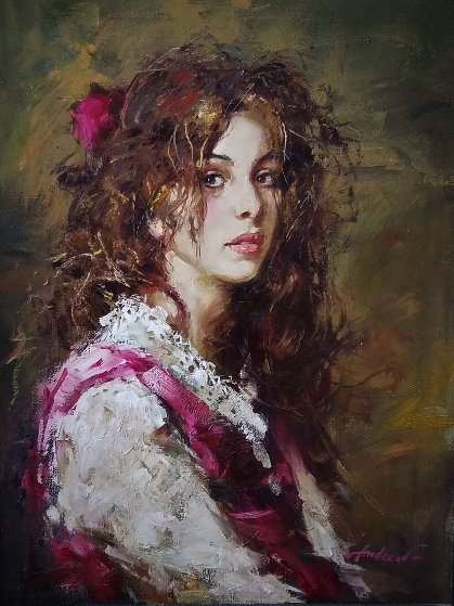 Julie 2007 32x25 Original Painting by Andrew Atroshenko Julie 2007 32x25 Original Painting by Andrew Atroshenko