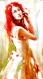 Redhead 2012 35x19 Original Painting - Andrew Atroshenko Redhead 2012 35x19 Original Painting - Andrew Atroshenko