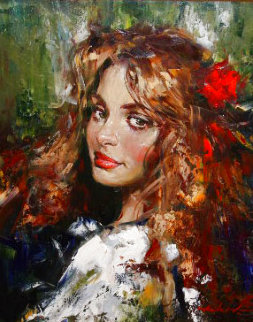 Cherish oil 2000 26x22 in Original Painting - Andrew Atroshenko Cherish oil 2000 26x22 in Original Painting - Andrew Atroshenko