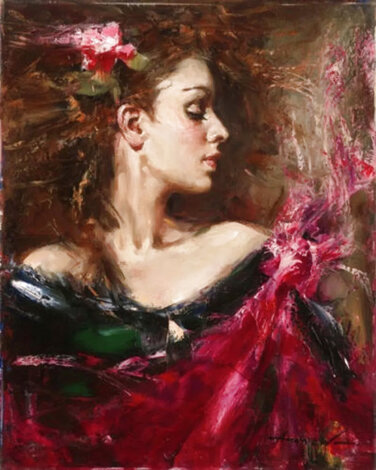 A Moment in Time - Embellished Giclee on Canvas Limited Edition Print - Andrew Atroshenko