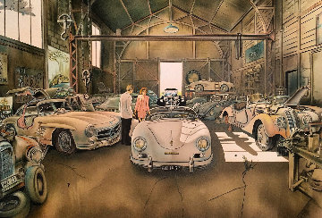 German Garage I 1993 Limited Edition Print - Daniel Authouart German Garage I 1993 Limited Edition Print - Daniel Authouart