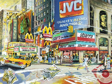 Manhattan Limited Edition Print - Daniel Authouart Manhattan Limited Edition Print - Daniel Authouart