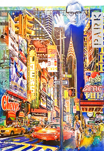 Downtown 1985 - New York , NYC Limited Edition Print by Daniel Authouart