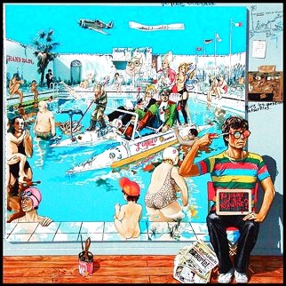 To Paint Or Not to Paint? 1988 Super Huge Limited Edition Print - Daniel Authouart To Paint Or Not to Paint? 1988 Super Huge Limited Edition Print - Daniel Authouart