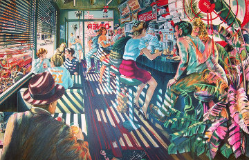 Shadows 1995 Limited Edition Print - Daniel Authouart Shadows 1995 Limited Edition Print - Daniel Authouart